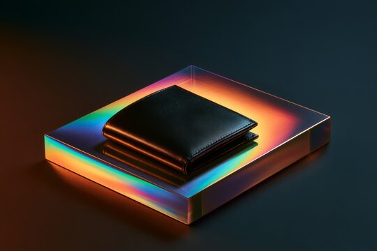 Leather Wallet on Angular Holographic Platform