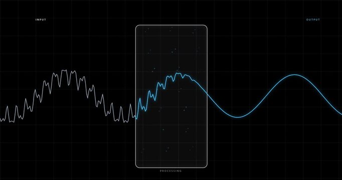 stock market graph on digital screen