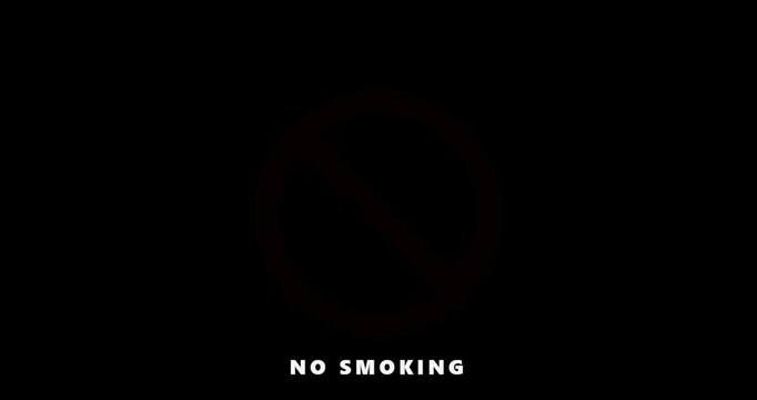 no smoking warning