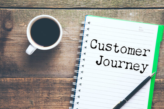 Customer journey, marketing and customer behavior analysis concept