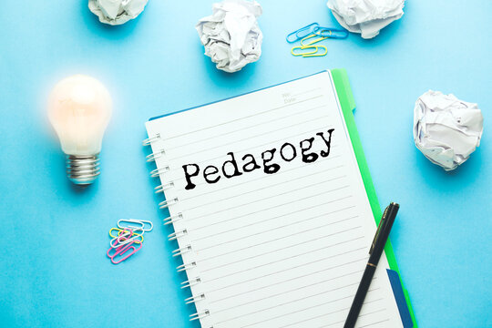 pedagogy word in white paper