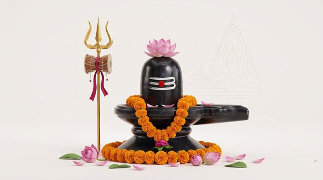 illustration of Nag Panchami with lord shiva for card, poster, greeting background.