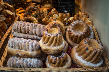 Obraz premium Typical pastries from the Christmas markets of Strasbourg (France)