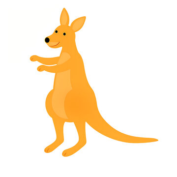 kangaroo vector illustration