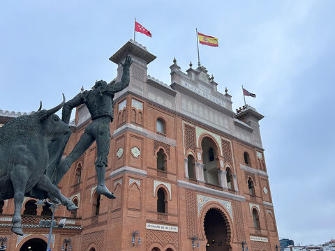 Las Ventas Bullring. Close-up. Madrid. Spain.