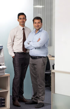 Portrait of two executives in an office