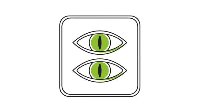 green eyes logo icon