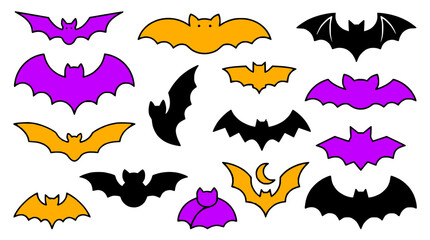 Fototapeta premium Vector bats