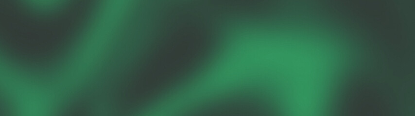 Deep dark green and emerald abstract gradient background with smooth flowing silk wave texture and grainy noise for moody natural modern elegant design © backgroundsupply