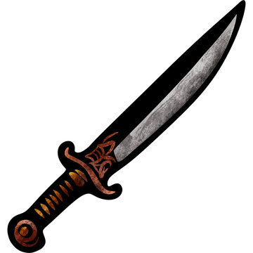 old hunting knife
