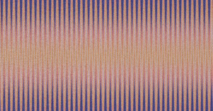 Abstract pattern with vertical jagged zigzag lines fading between dark blue and copper gold tones featuring a textured noise effect suitable for modern artistic backdrops