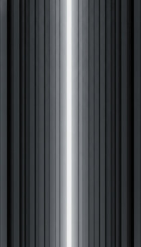 Abstract Vertical Stripes Background with Metallic Silver and Black Gradient, concept of sleek modernity and precision
