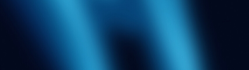 Fototapeta premium Deep dark navy blue and cyan abstract gradient background with smooth flowing silk wave texture and grainy noise for moody modern elegant design