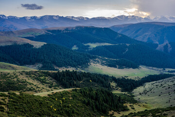 Mountain landscape in Almaty Region © Emad Aljumah