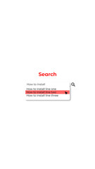 Search Bar Logo Reveal Minimal UI Animated Typewriter Vertical Video Intro