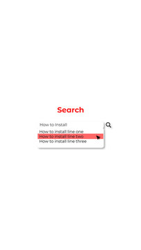 Search Bar Logo Reveal Minimal UI Animated Typewriter Vertical Video Intro