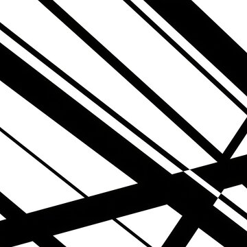 Black and white abstract background with intersecting diagonal lines