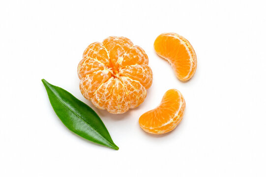 Mandarin fruit isolated