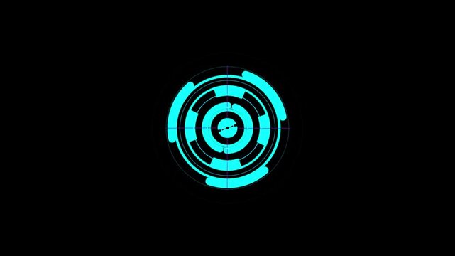 Business target concept Successful growth trend Market Recovery icon. Target goal icon Marketing targeting strategy symbol on black background.