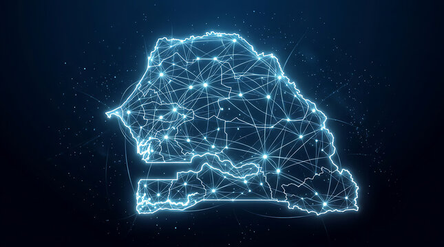Digital Representation of Belize with Futuristic Network Connections for Global Connectivity and Technology Innovation