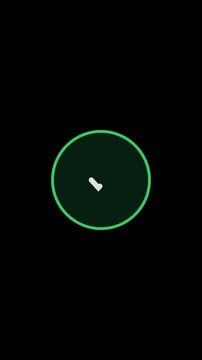 Payment approved checkmark success burst portrait animation with transparent background