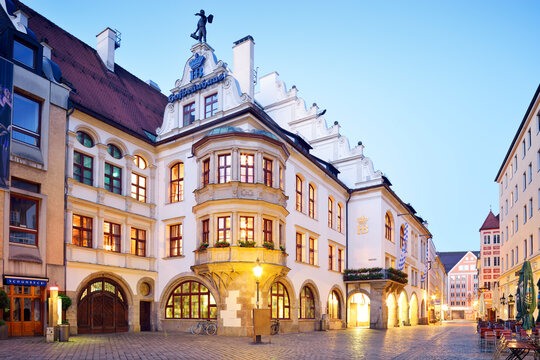 Germany, Bavaria, Munich, Old town, Hofbraeuhaus beer hall at Platzl