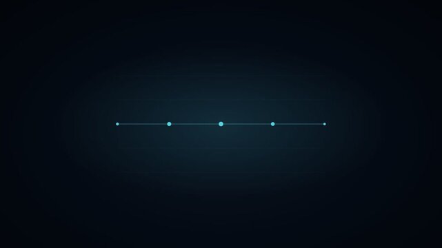 Futuristic digital loading bar animation, glowing blue progress indicator on dark background, high-tech interface element for software and apps