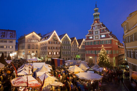 Germany, Baden W�rttemberg, Esslingen, Christmas market