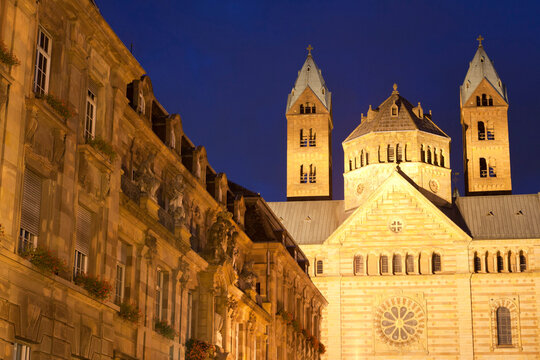 Germany, Rhineland-Palatinate, Palatinate, Speyer, View of cathedral