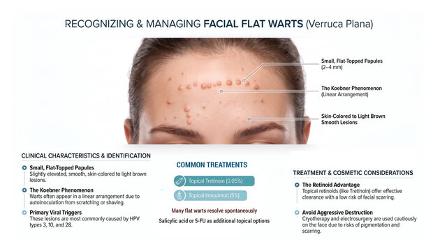 Recognizing and Managing Facial Flat Warts &ndash; Verruca Plana