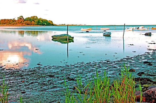 Stavns Fjord Bucht oit Booten