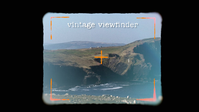 Vintage Viewfinder Camera Overlays