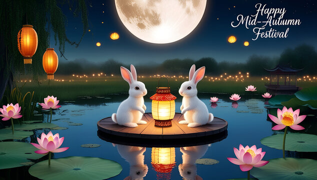 mid autumn festival background