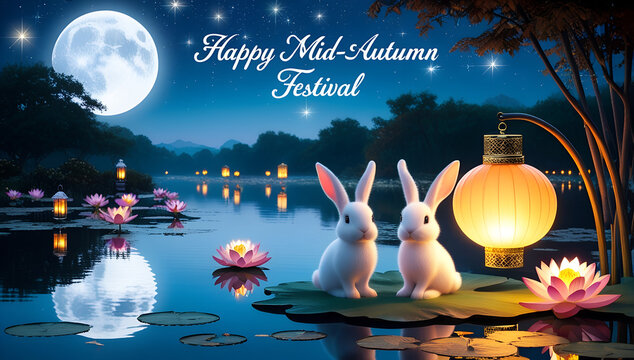 mid autumn festival background