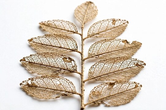 leaf on white background