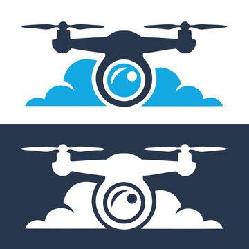 drone logo vector illustration
