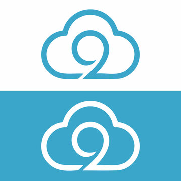 Cloud Nine Logo Design.
