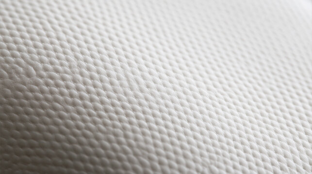 Macro Close-up of White Embossed Paper Towel Texture