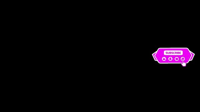 Floating Subscribe Button Pop Up right Position Help you make your content more engaging with a transparent background overlay that can be added directly to your editing project with ease
