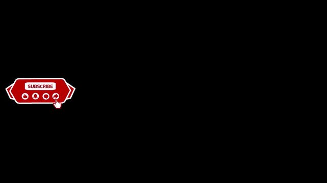Floating Subscribe Button Pop Up Left Position Help you make your content more engaging with a transparent background overlay that can be added directly to your editing project with ease