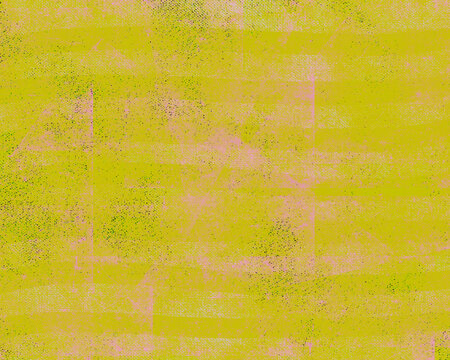 Yellow textures on pink canvas