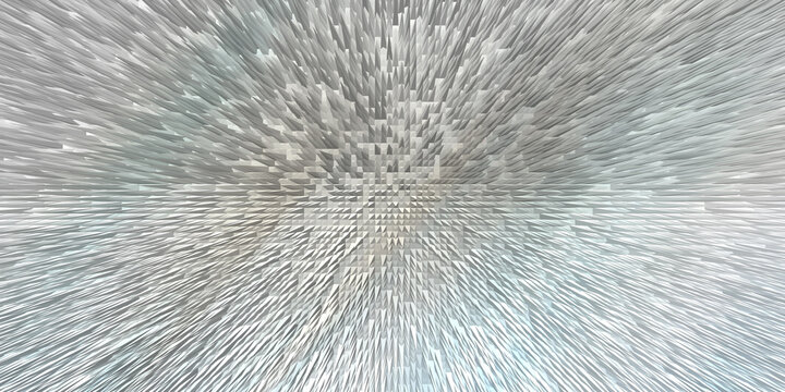 Abstract background with a white and silver radial spike pattern