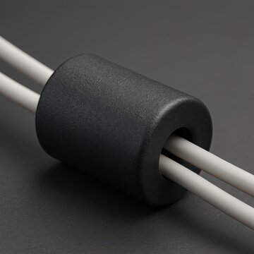 Ferrite cable choke designed for interference suppression 