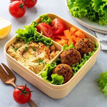 Bunte Lunchbox f&uuml;r die Arbeit