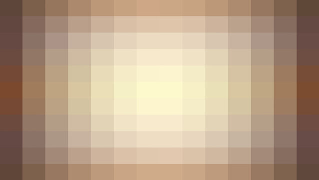 A soft, abstract background with a bright, creamy center that gradually fades to warm brown and deep purple hues, composed of subtle squares for a modern aesthetic.