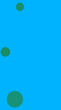 Digital animation of fruits and vegetables icons on green round banner against blue background