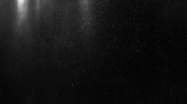 Dust and Scratch Texture Overlay on Black Background
