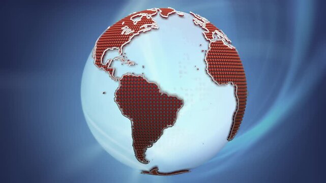 Breaking News Global Globe 4K UHD Video Background for Television and Digital Media