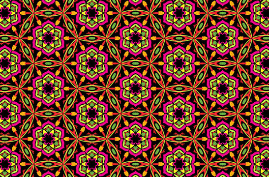 Textile Patterns and Background Scenes for Illustrations