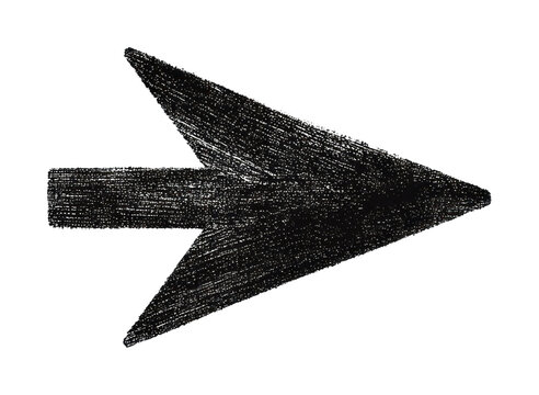 PNG Bold black arrow illustration.